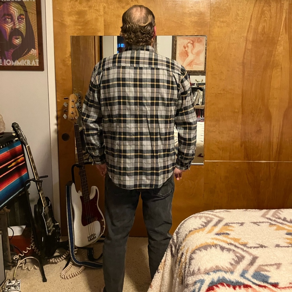Blue and yellow Rugged Exposure Flannel - Picture 2 of 9
